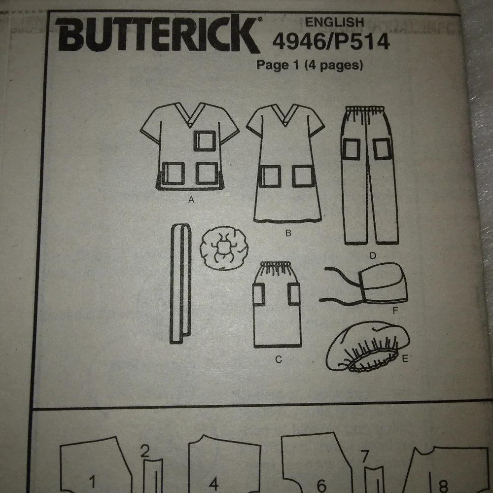 Butterick sewing pattern